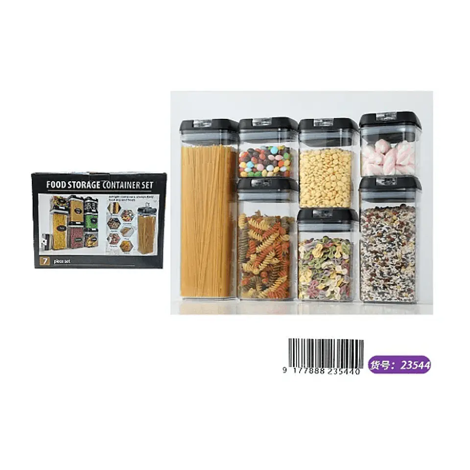 Set 7 Contenedores Herméticos de Cocina 2