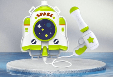 Mochila lanza agua tiburon 4