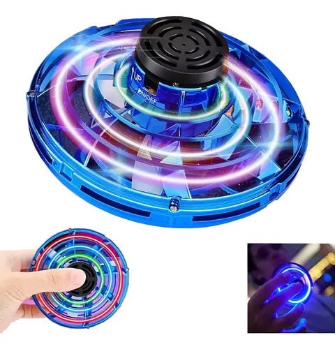 Fly fidget spinner volador mini dron con luces 1