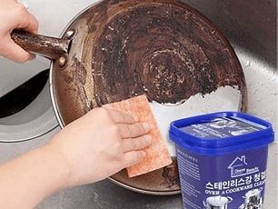 Pasta Mágica Quita Grasa Y Quemado Para ollas Sartenes