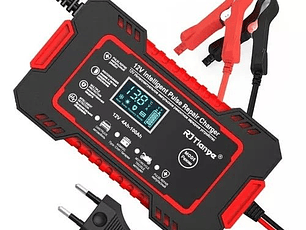 Cargador De Batería Arrancador 12v 6a Lcd Inteligente