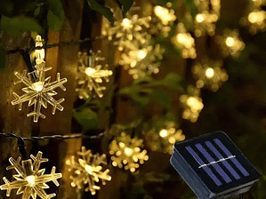 Luz solar copo de nieve