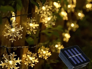 Luz solar copo de nieve