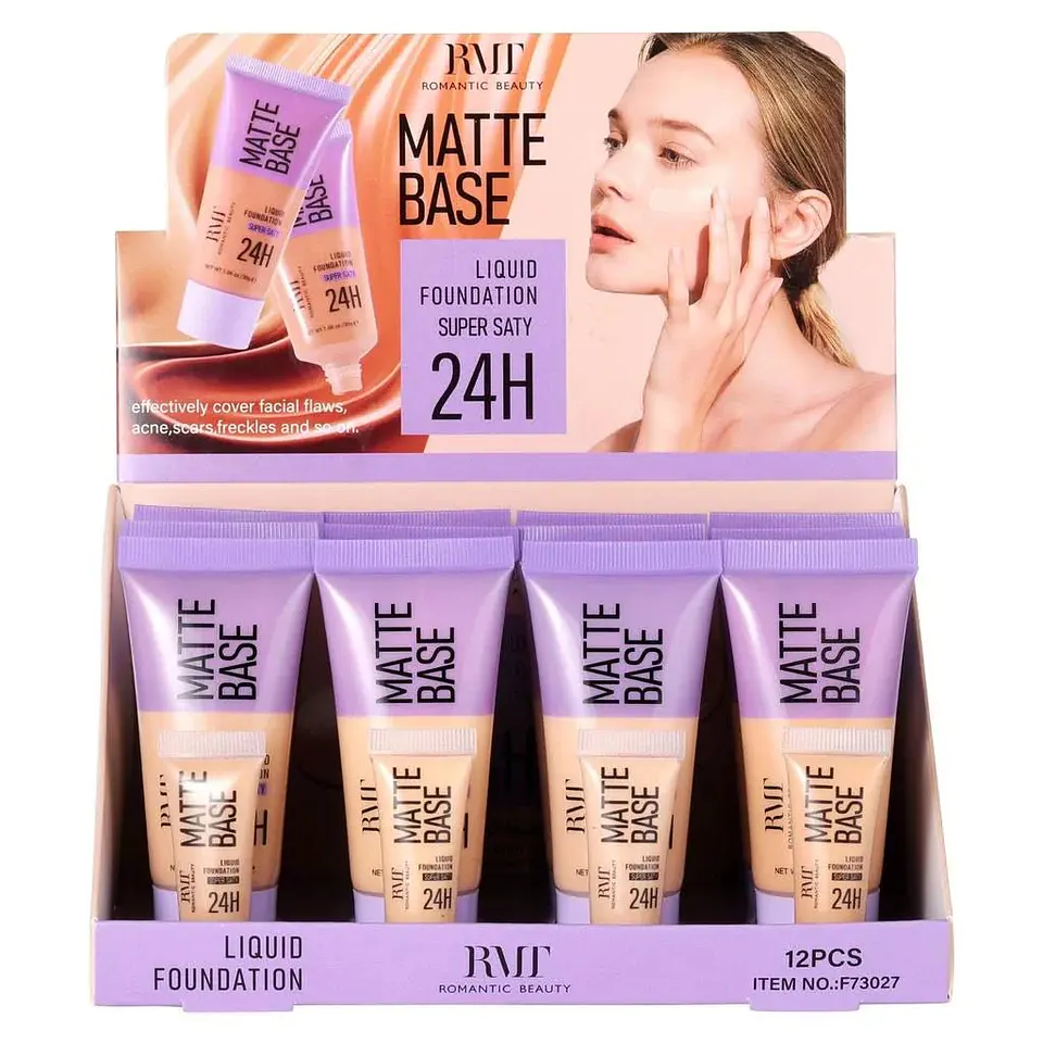 PACK DE BASES 12 UNIDADES MATTE 24H 1
