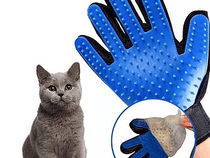 Guante Quita Pelo Masajeador Silicona Para Mascotas