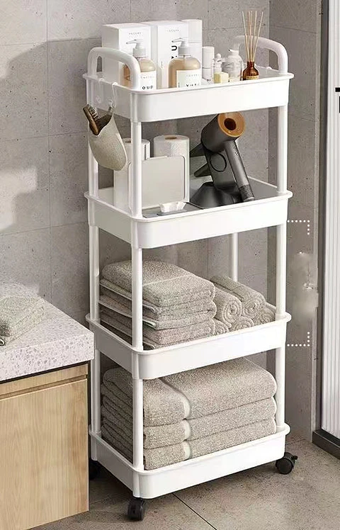 Rack organizador de baño