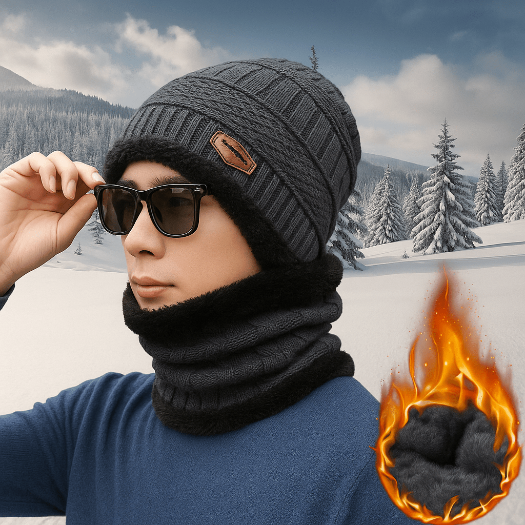 Conjunto cuello con gorro 1