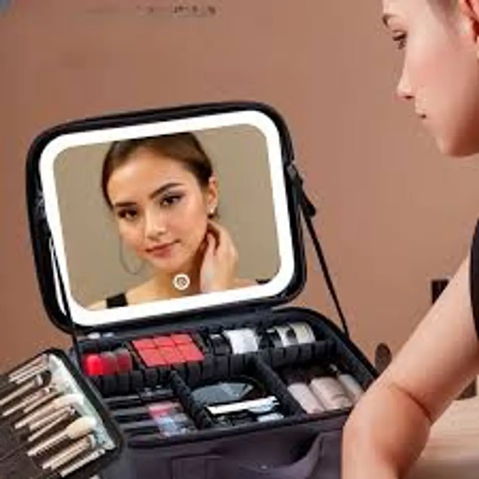 Cosmetiquero con luz 3