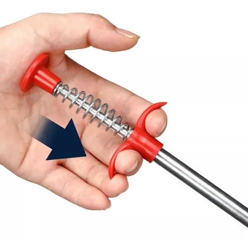 Destapador De Baño Y Lavaplatos Metalico 2