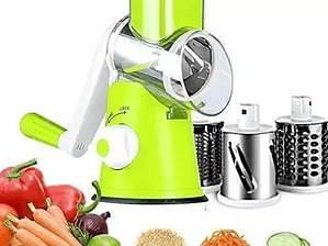 Cortador Rallador De Verduras Giratorio Multifuncional