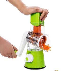 Cortador Rallador De Verduras Giratorio Multifuncional 2
