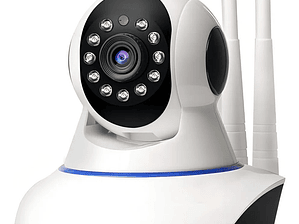 Camara Seguridad Wifi Ip360 Infrarrojo Sensor 3 Antena 1080p