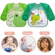 Babero con manga bebé 2