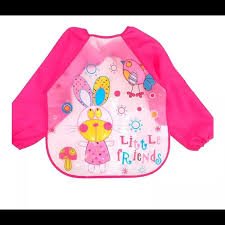 Babero con manga bebé 3