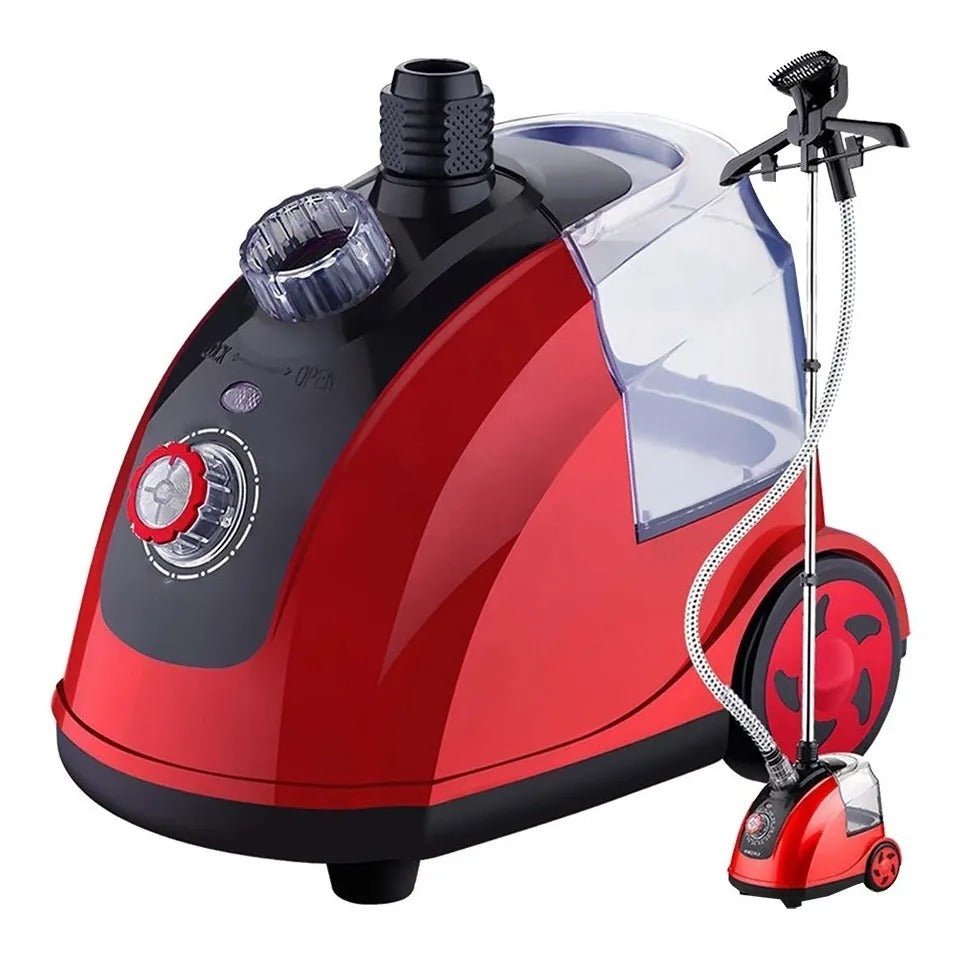 Plancha A Vapor Vertical De 1800w Con Ruedas - Ps Color Rojo 1