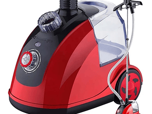 Plancha A Vapor Vertical De 1800w Con Ruedas - Ps Color Rojo