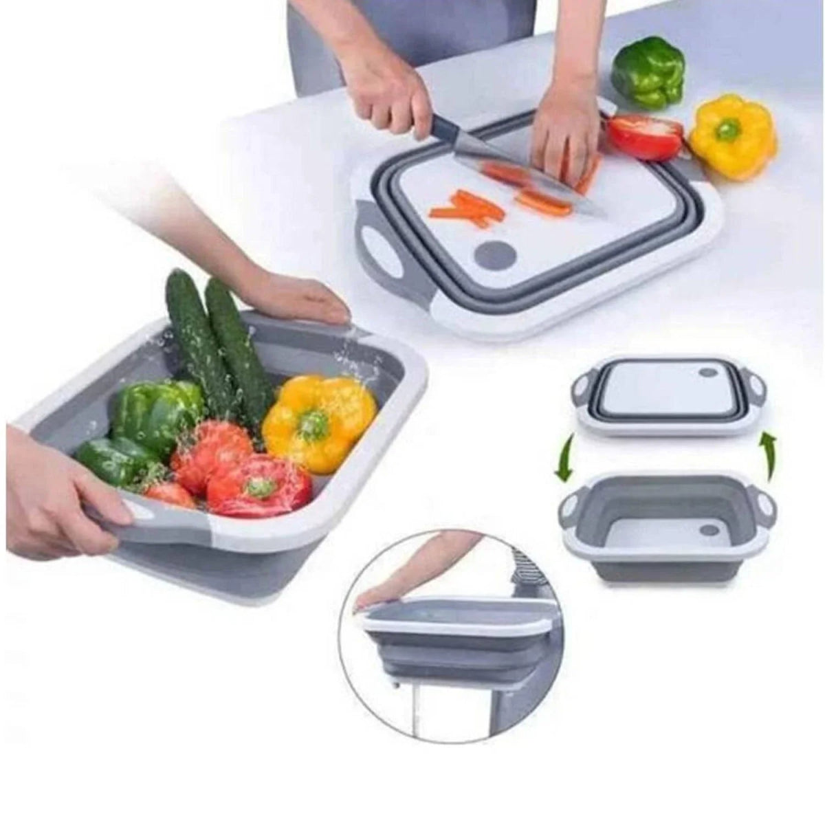 Tabla Colador Plegable 3 En 1 2