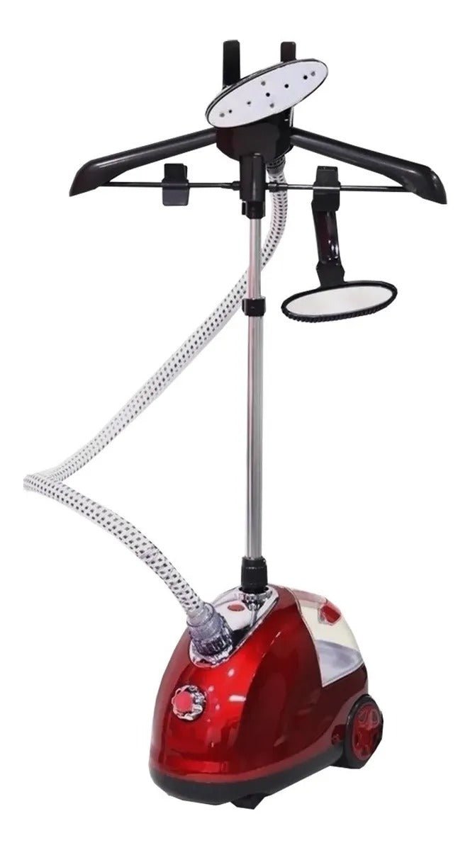 Plancha A Vapor Vertical De 1800w Con Ruedas - Ps Color Rojo 2