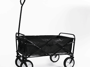 Carro negro plegable de arrastre
