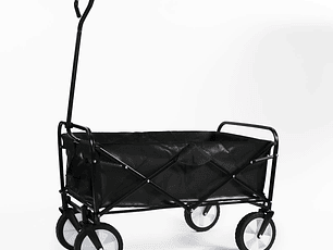 Carro negro plegable de arrastre