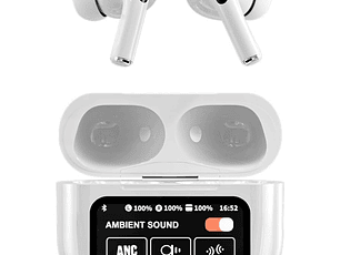 Audifono con pantalla touch