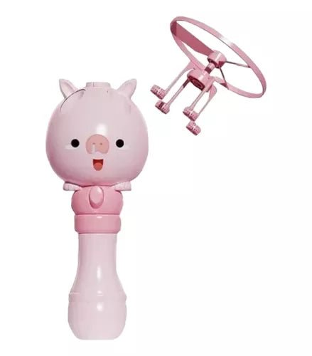 Juguete helicoptero lanzador de burbujas 5