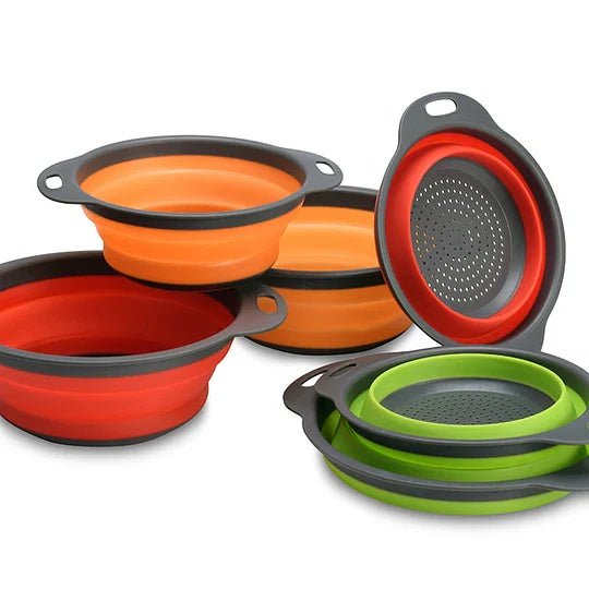 Colador De Silicona Plegable Redondo 2