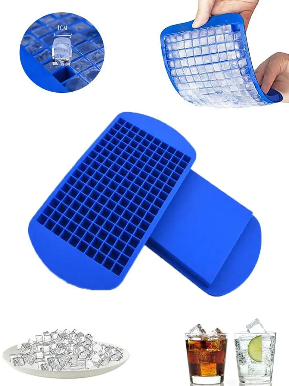 Molde De Silicona Para Cubitos de Hielo 2