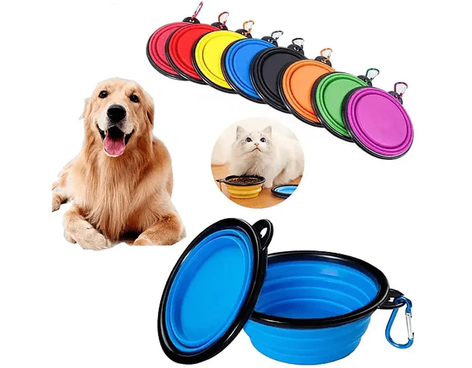 Plato Mascotas Plegable 13CM 2
