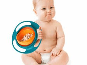 Bowl de comidas anti caídas