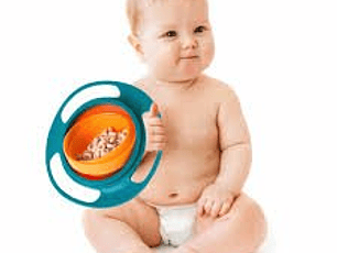 Bowl de comidas anti caídas