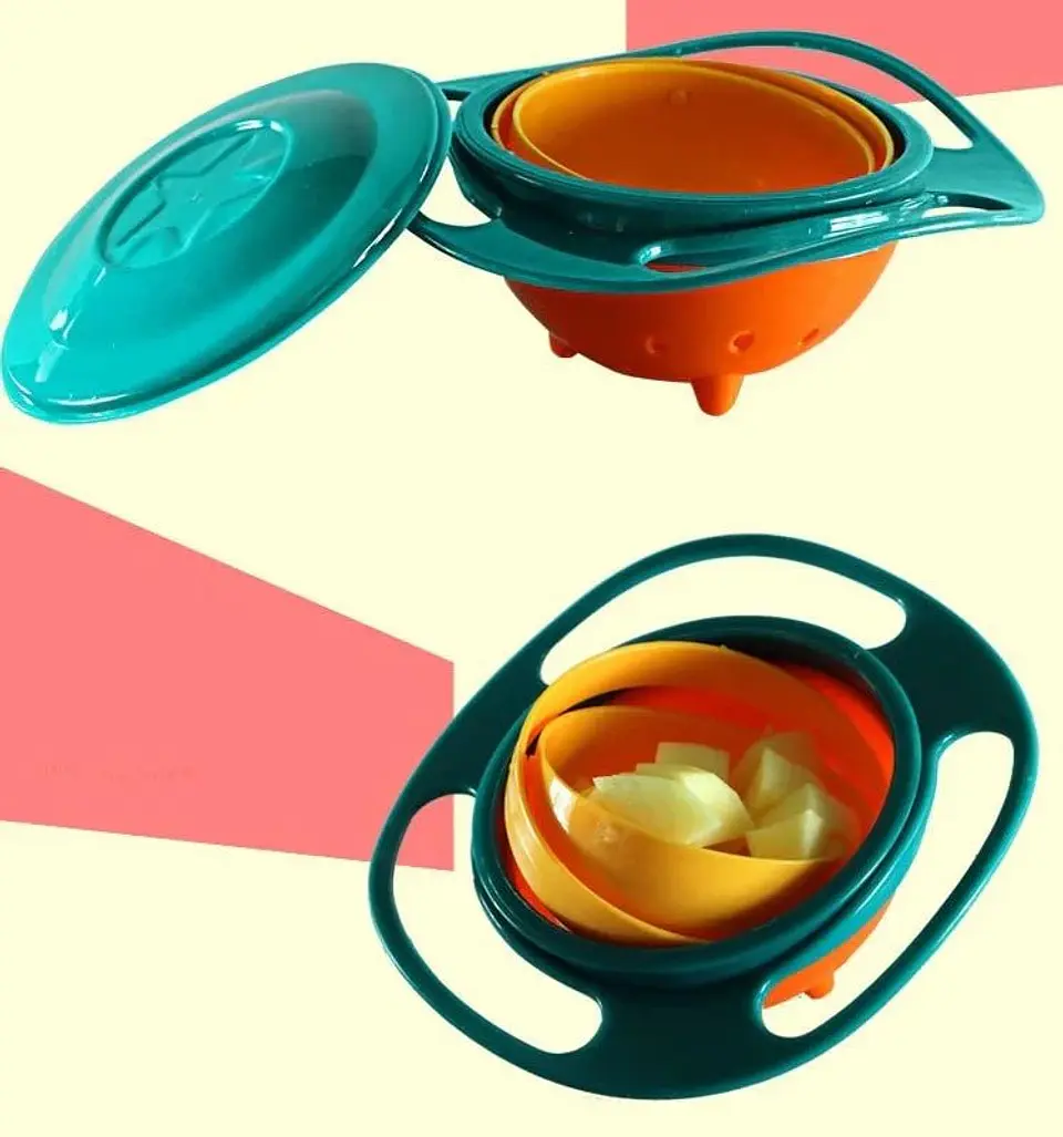 Bowl de comidas anti caídas 3