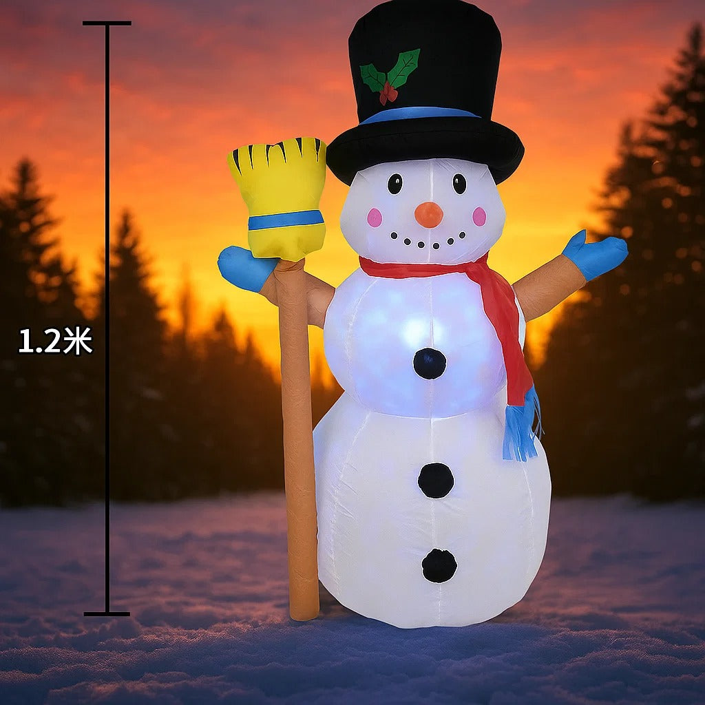 Muñeco navideño inflable 1