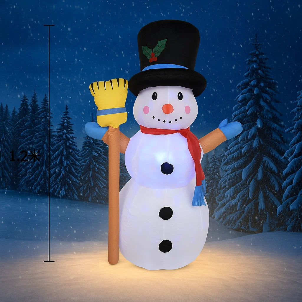 Muñeco navideño inflable 2