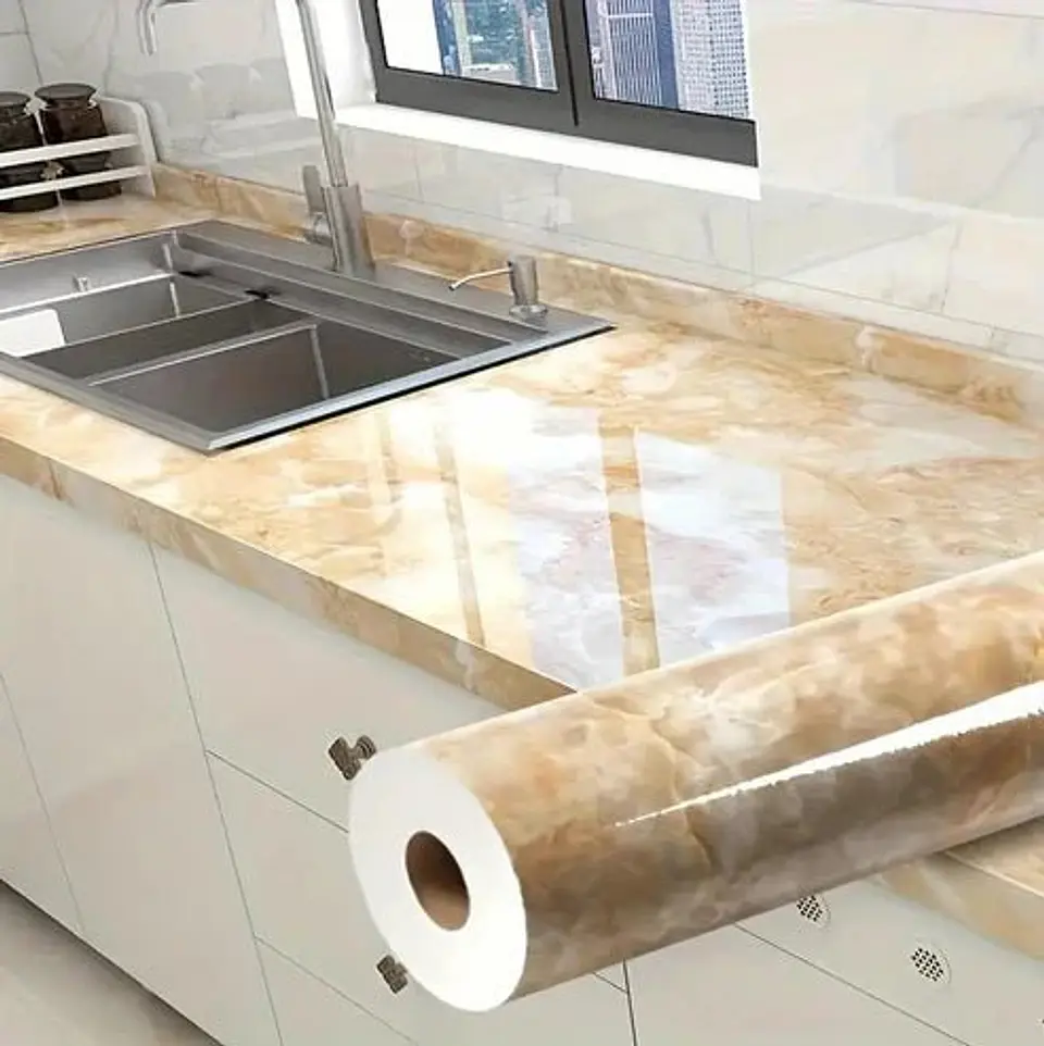 Papel adhesivo efecto marmol 3