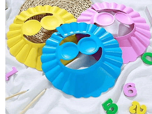Gorro visera para ducha bebe