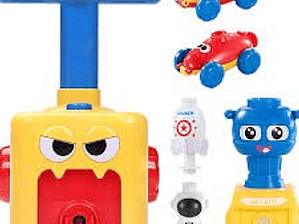 Bombín Lanzador de Autos con Inflador de Globos