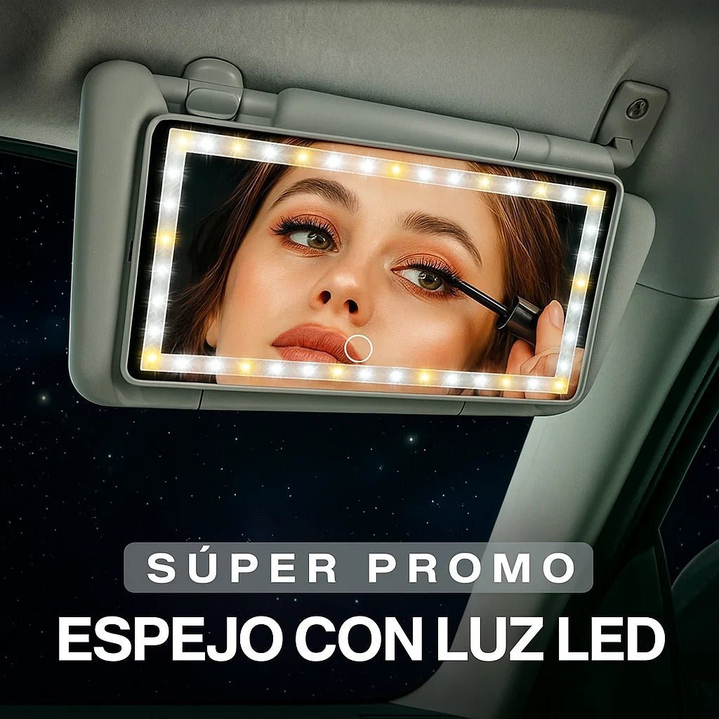 Espejo Led auto 1