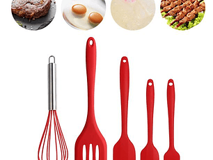 Juego De Utensilios De Silicona Para Cocina