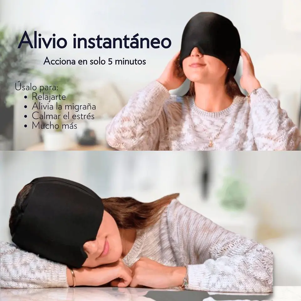 Gorro gel para migraña  3