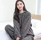 Pijama Conjunto Invierno Mujer Peludo Suave Trenzado - Miniatura 3