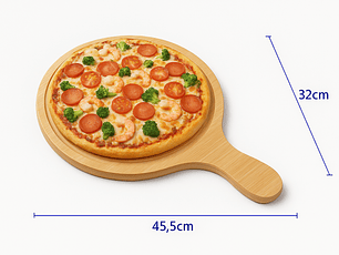Tabla para pizza de madera
