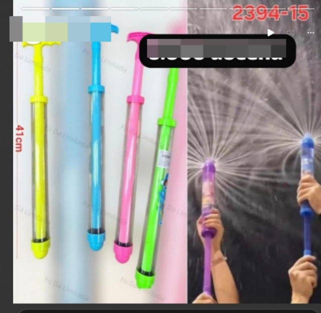 Pistola tubo lanza agua  3