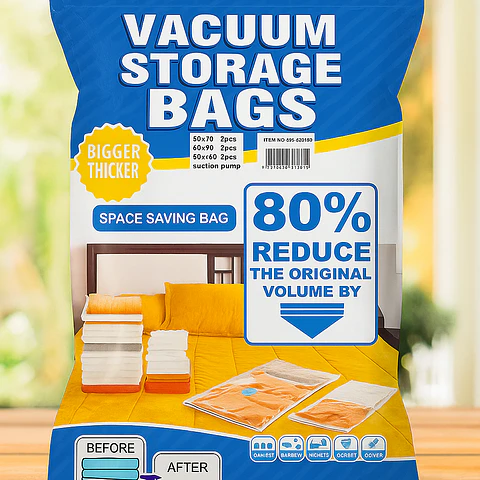 Set 5 bolsas al vacio 