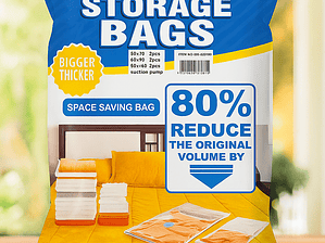 Set 5 bolsas al vacio 