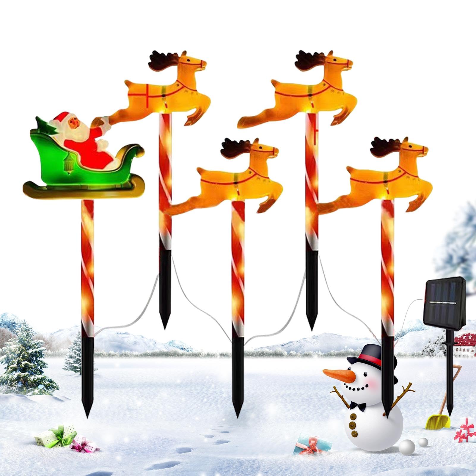 Estaca solar navideña navidad 1