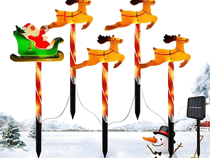 Estaca solar navideña navidad