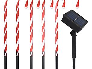 estaca solar Árbol navidad