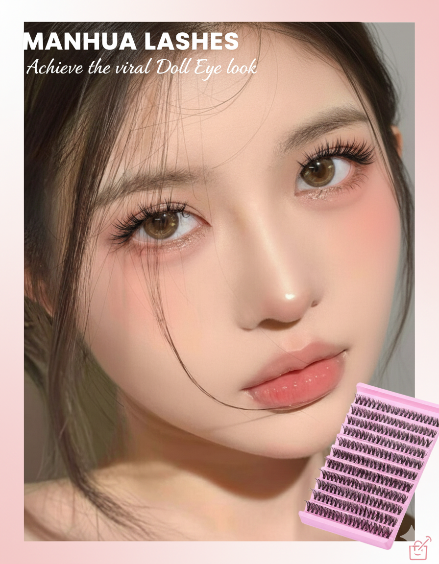 Mirada de Anime/Manhua - Pestañas pelo a pelo efecto anime 1