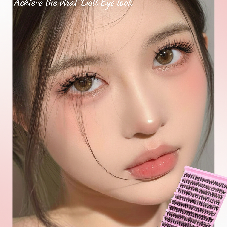 Mirada de Anime/Manhua - Pestañas pelo a pelo efecto anime 1